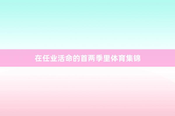 在任业活命的首两季里体育集锦