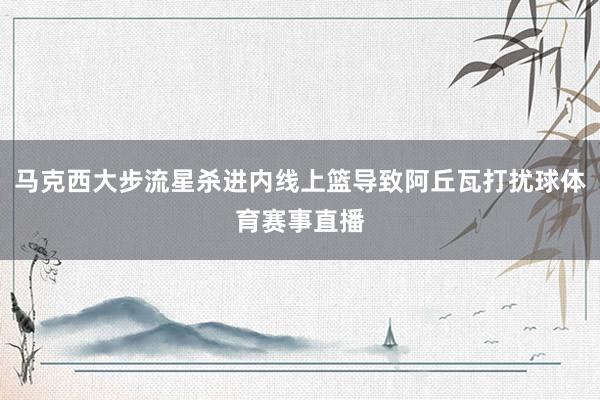 马克西大步流星杀进内线上篮导致阿丘瓦打扰球体育赛事直播
