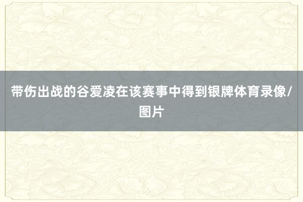 带伤出战的谷爱凌在该赛事中得到银牌体育录像/图片