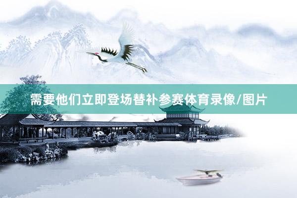 需要他们立即登场替补参赛体育录像/图片