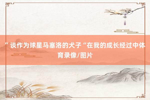 ”谈作为球星马塞洛的犬子“在我的成长经过中体育录像/图片