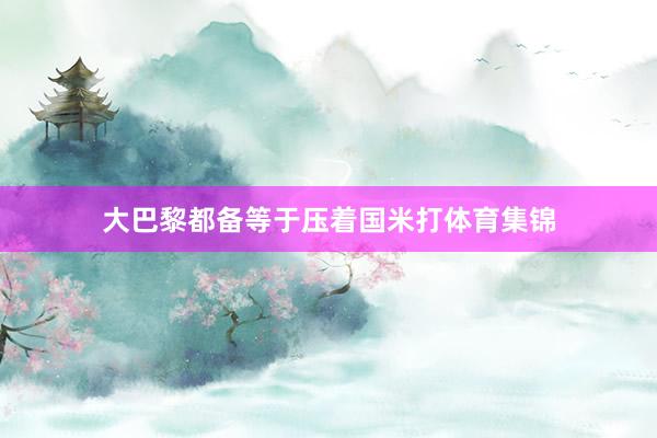 大巴黎都备等于压着国米打体育集锦