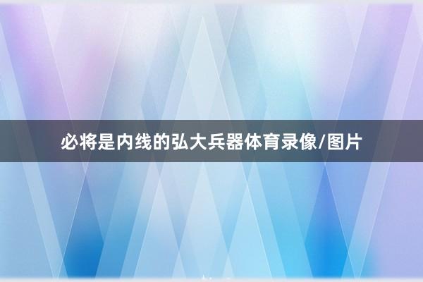 必将是内线的弘大兵器体育录像/图片