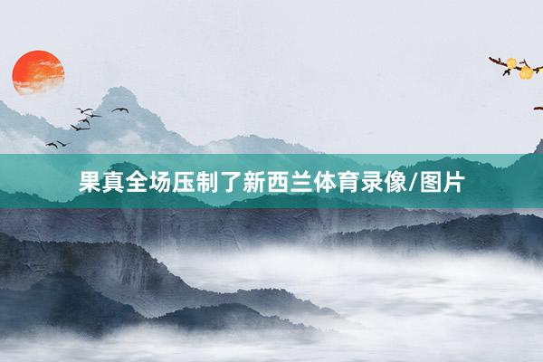 果真全场压制了新西兰体育录像/图片