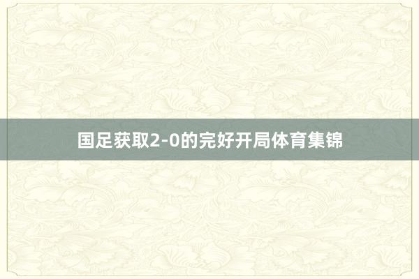 国足获取2-0的完好开局体育集锦